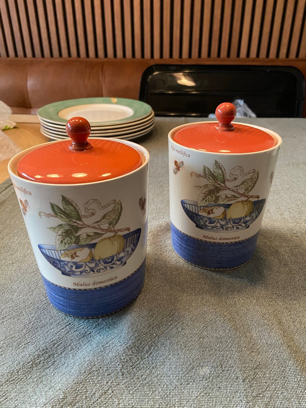 Wedgwood Sarah's Garden Voorraadpotten, Ophalen, Zo goed als nieuw, Voorraadpot, Steen/keramiek