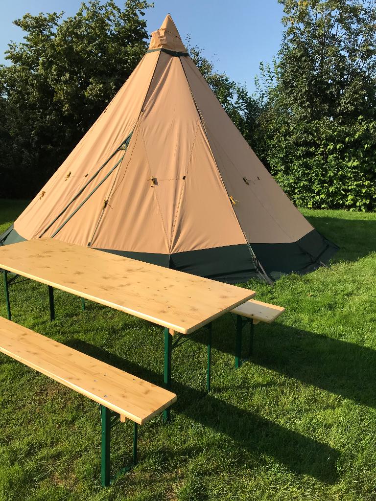 Tentipi Zirkon Flex 15cp met complete inv. te huur/te koop, Ophalen of Verzenden, Zo goed als nieuw, Meer dan 6