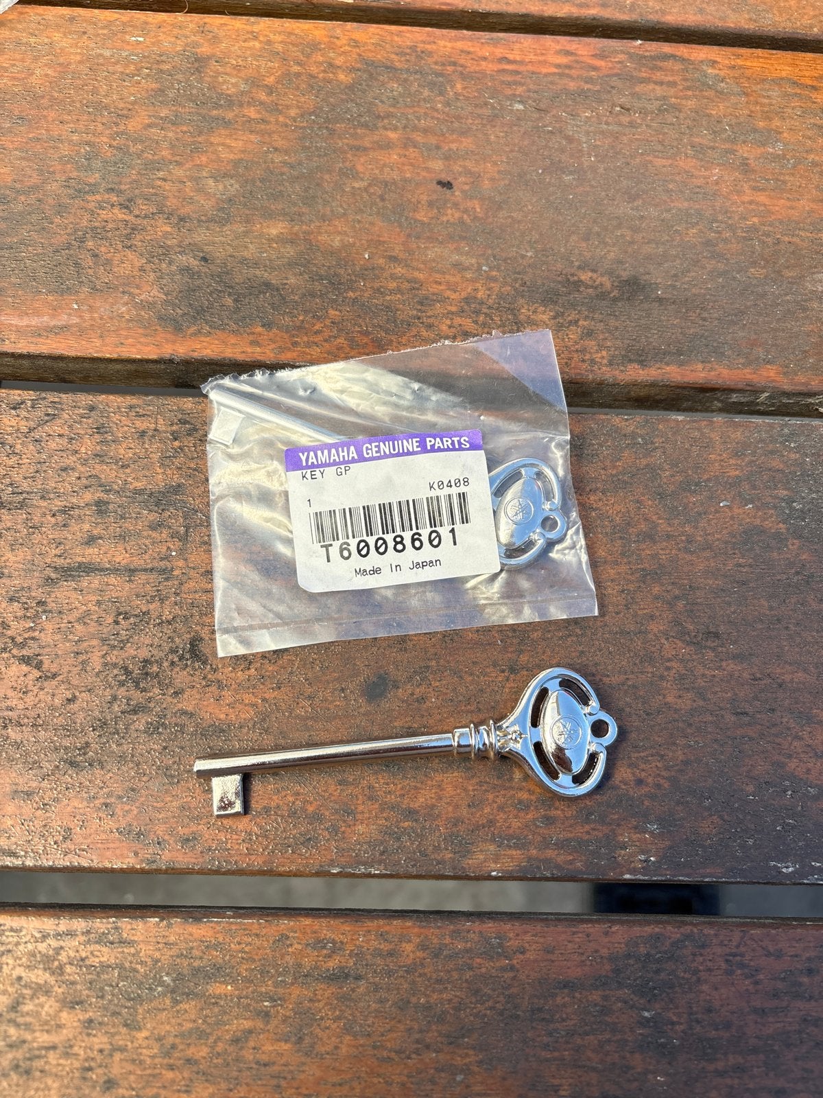Yamaha originele sleutel (KEY GP) - Nieuw in verpakking, Ophalen of Verzenden, Nieuw