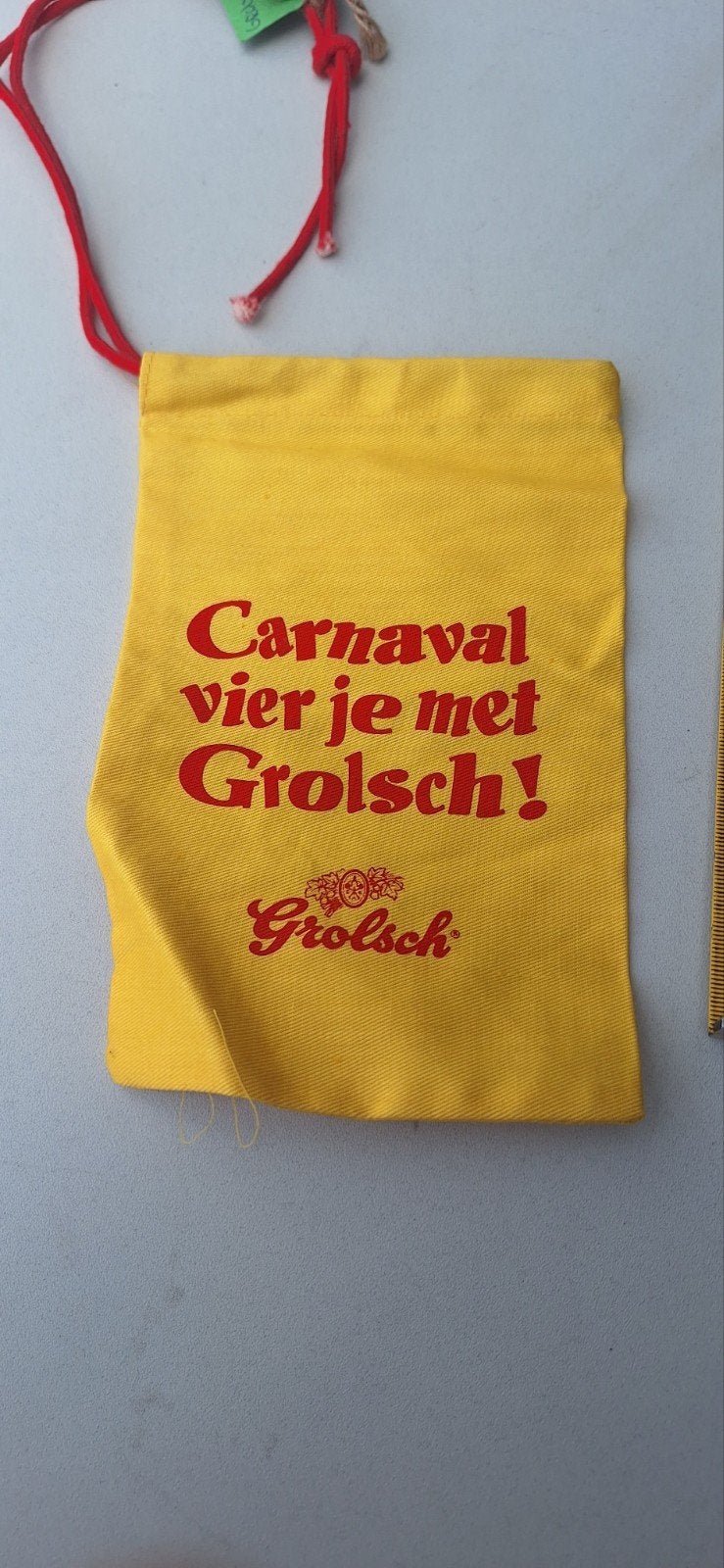 Grolsch carnaval tasje (10.2), Ophalen of Verzenden, Zo goed als nieuw, Overige typen, Grolsch