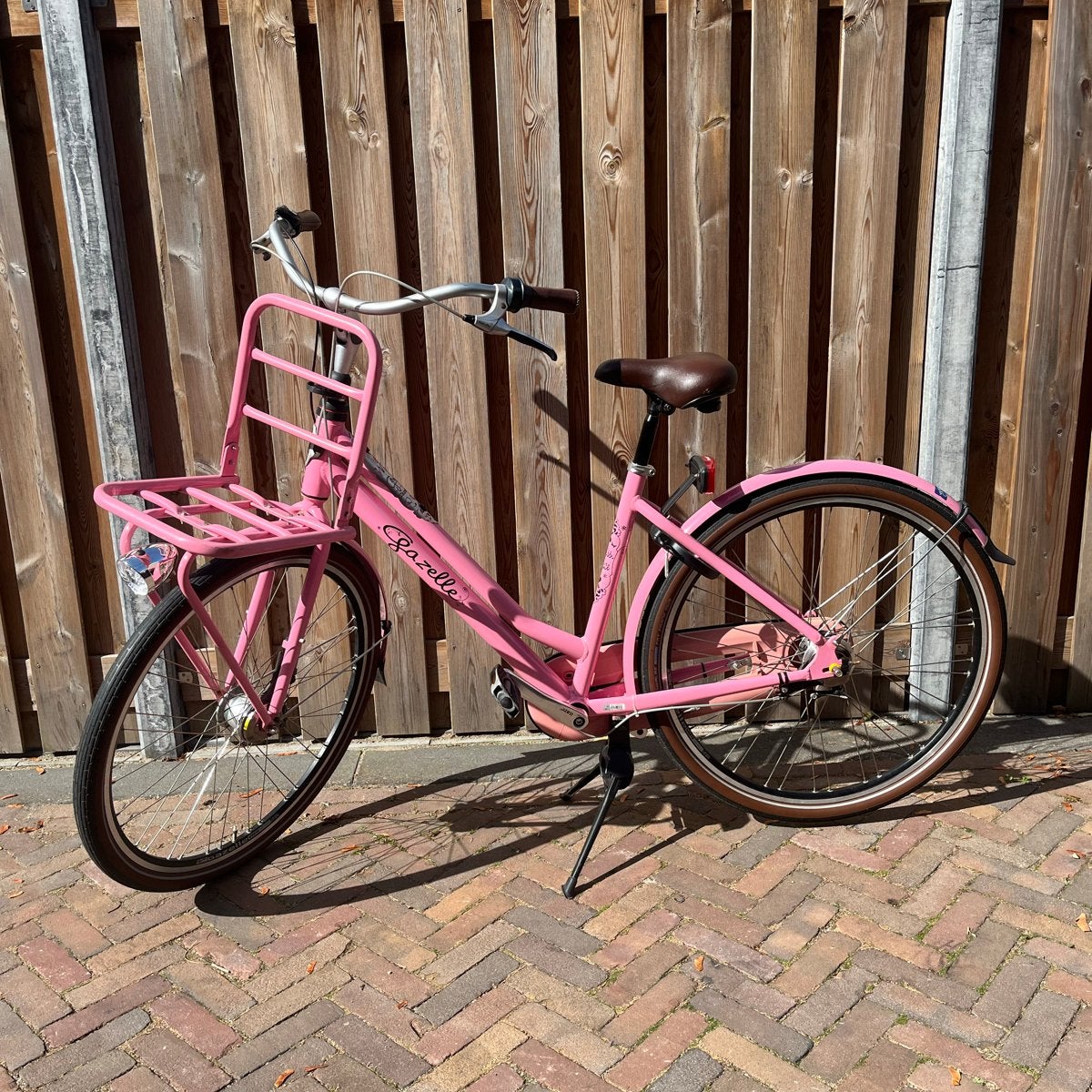 Zeer nette roze Gazelle Miss Grace - 28inch - 3versnellingen, Fietsen en Brommers, Ophalen, 47 tot 50 cm, Zo goed als nieuw, Handrem