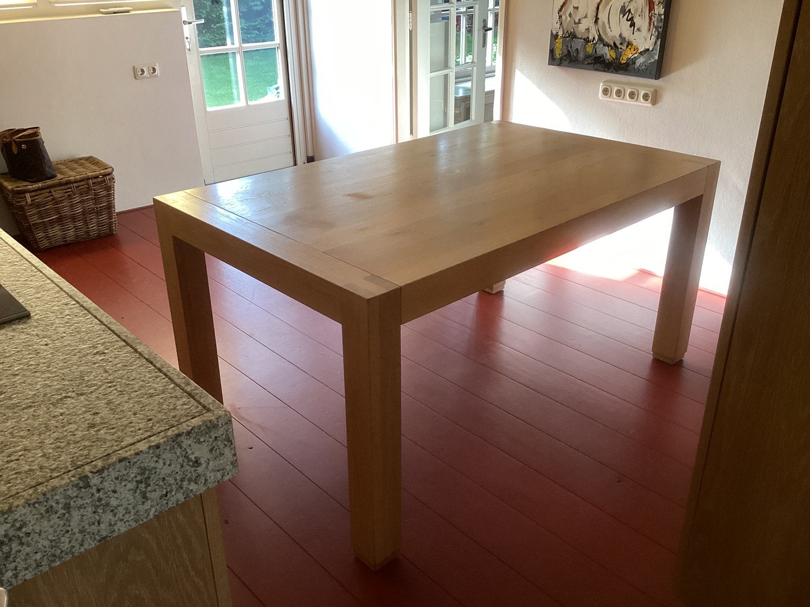 Eettafel, Ophalen, Gebruikt, 50 tot 100 cm, 150 tot 200 cm