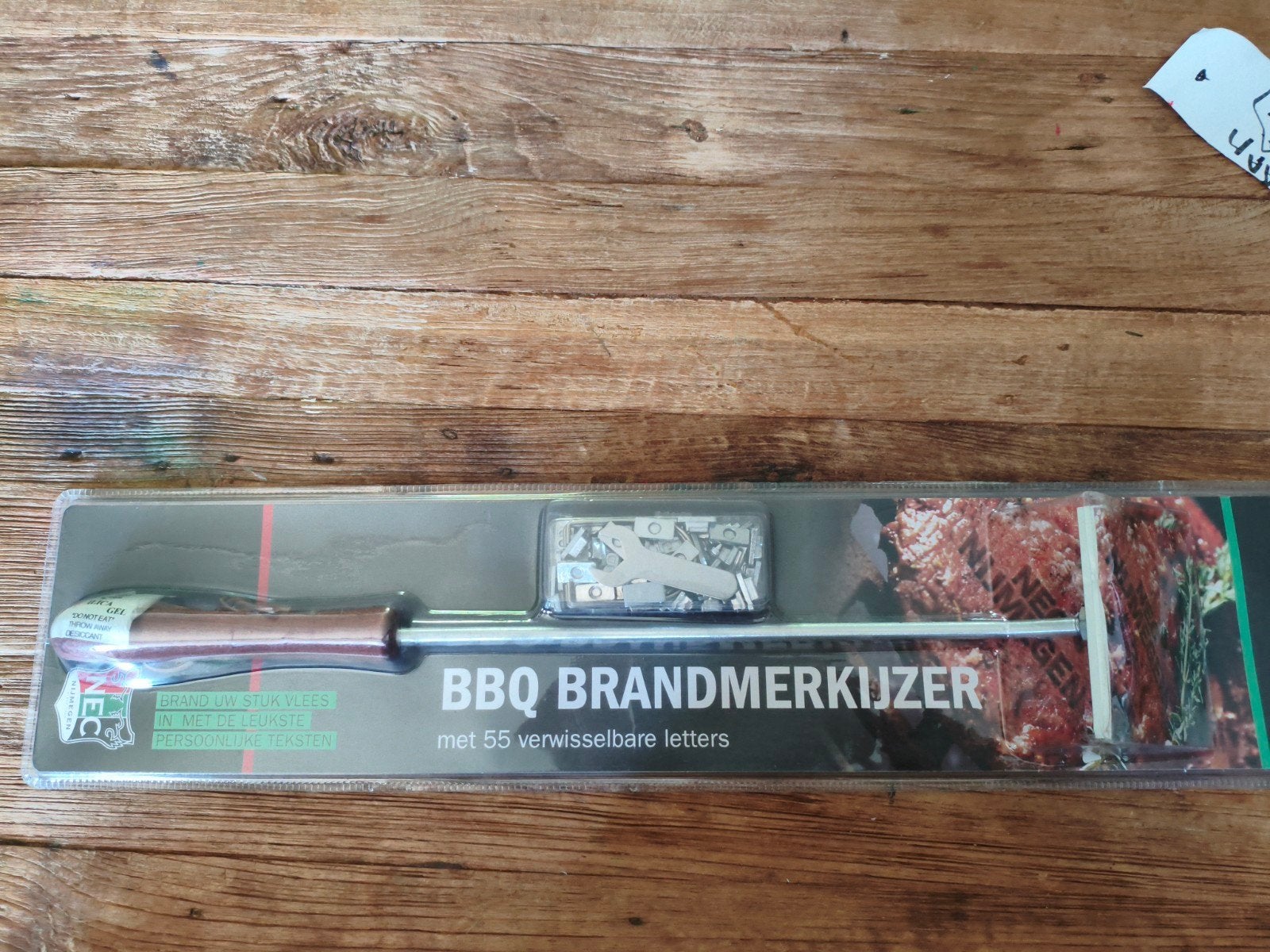 BBQ Brandmerkijzer 55 verwisselbare letter - NEC Nijmegen, Ophalen of Verzenden, Nieuw, NEC Nijmegen