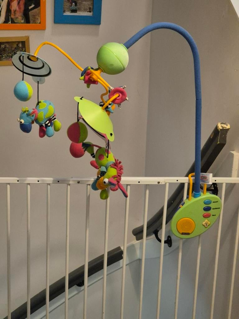 Mobiel voor op de box van baby, Kinderen en Baby's, Boxen, Ophalen of Verzenden, Gebruikt, Rond