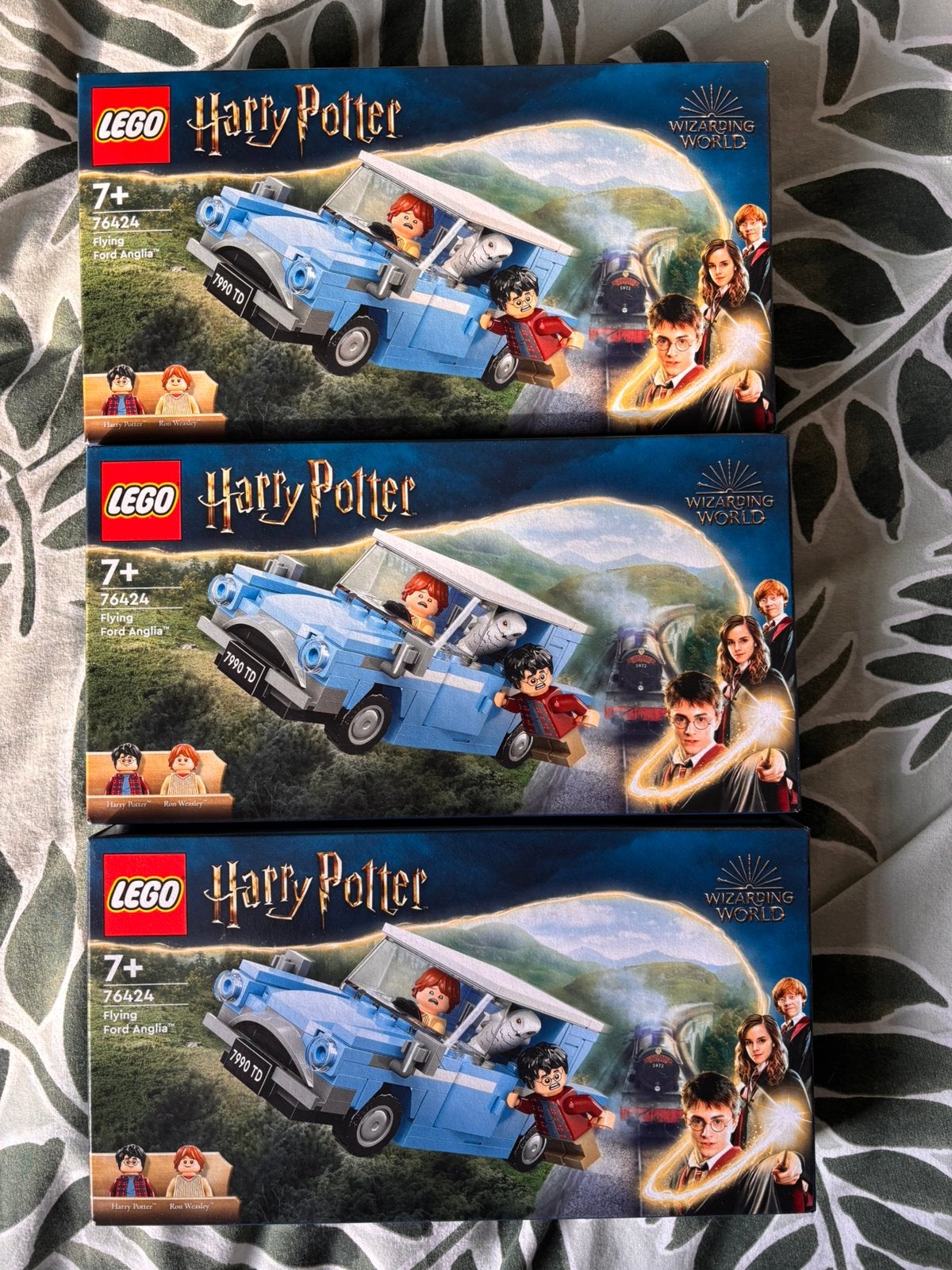 LEGO Harry Potter 76424 Flying Ford Anglia (Set van 3 stuks), Ophalen of Verzenden, Zo goed als nieuw