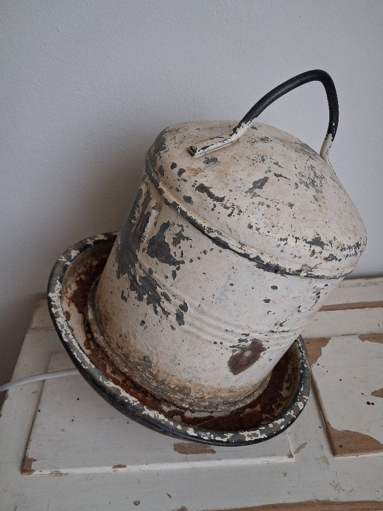 Brocante lamp, Ophalen of Verzenden