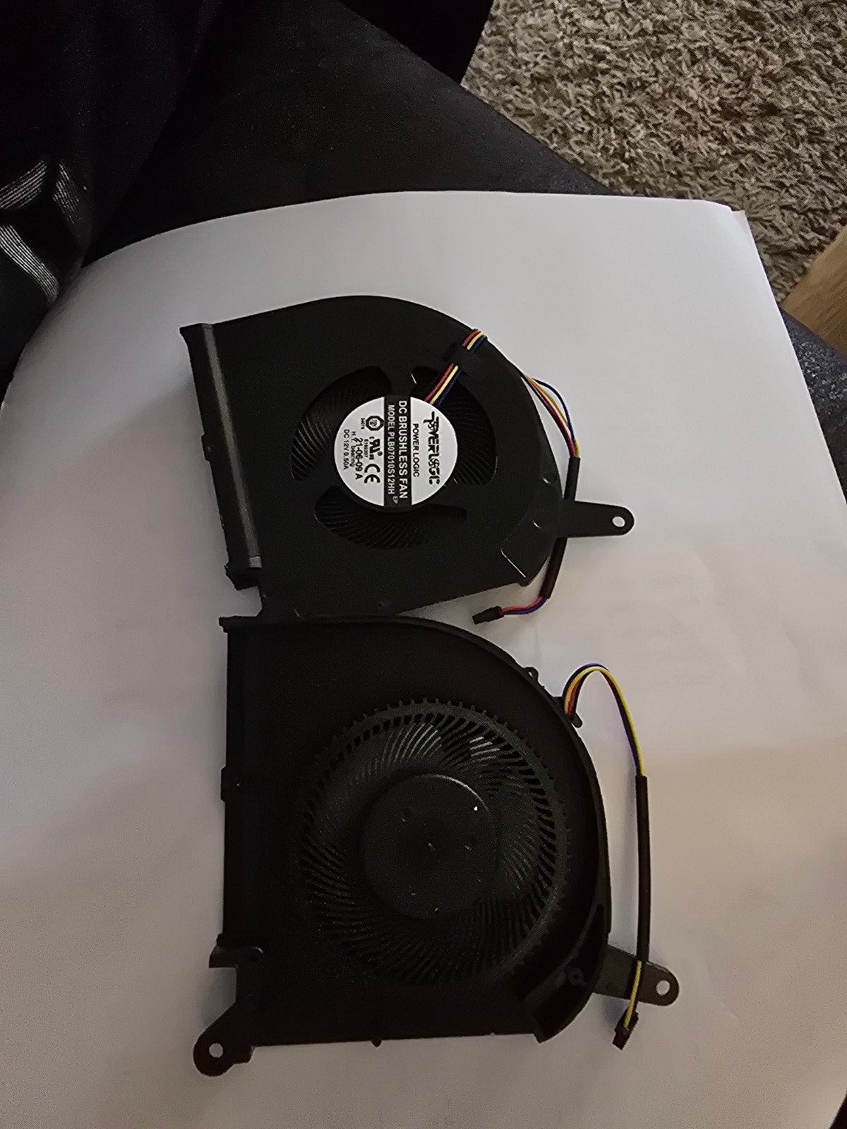 2x Laptop Koeler Ventilator Power Logic, Ophalen of Verzenden, Gebruikt, Luchtkoeling