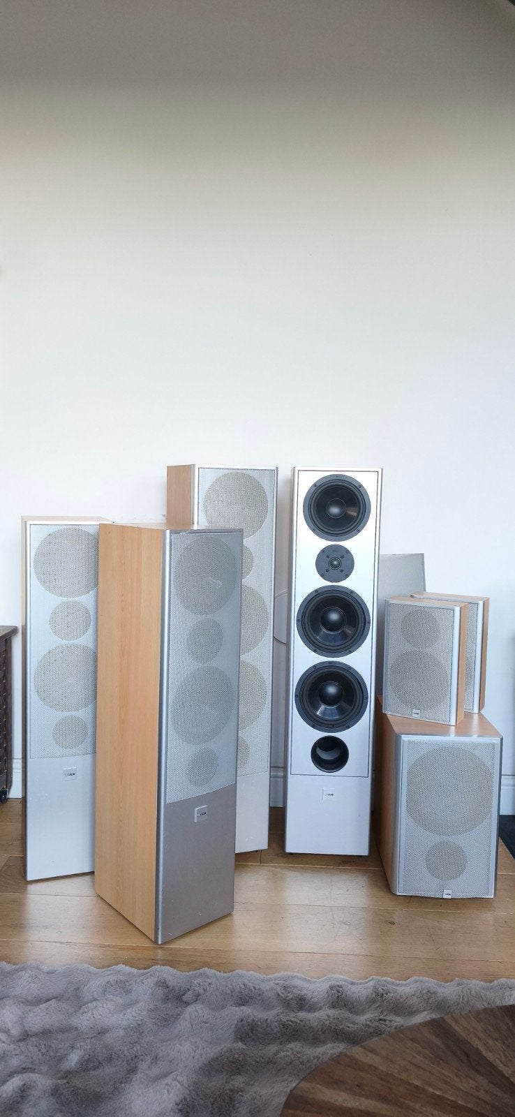Canton LE Home Cinema Set - Beuken/Zilver, Gebruikt, Surroundset, Geschikt voor surround/home cinema, Ophalen