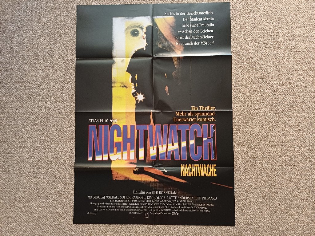NIGHTWATCH     filmposter., Rechthoekig Staand, Verzenden, Nieuw, A1 t/m A3