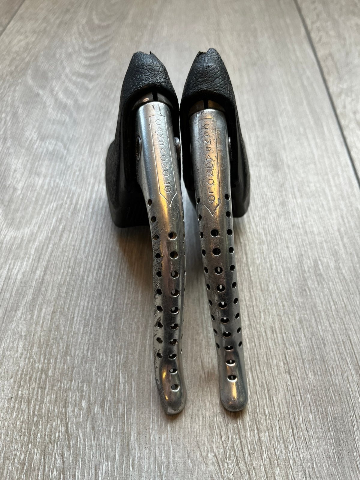 Campagnolo Super Record remgrepen gebruikt, Fietsen en Brommers, Remmen, Gebruikt, Ophalen of Verzenden, Aluminium