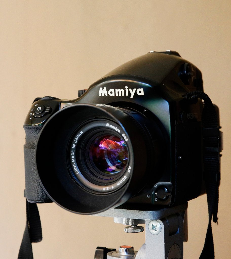 Mamiya 645AFDII + Leaf aptus + 80mm f2.8     Nieuwstaat, Bluetooth, Handleiding, Ophalen of Verzenden, Zo goed als nieuw