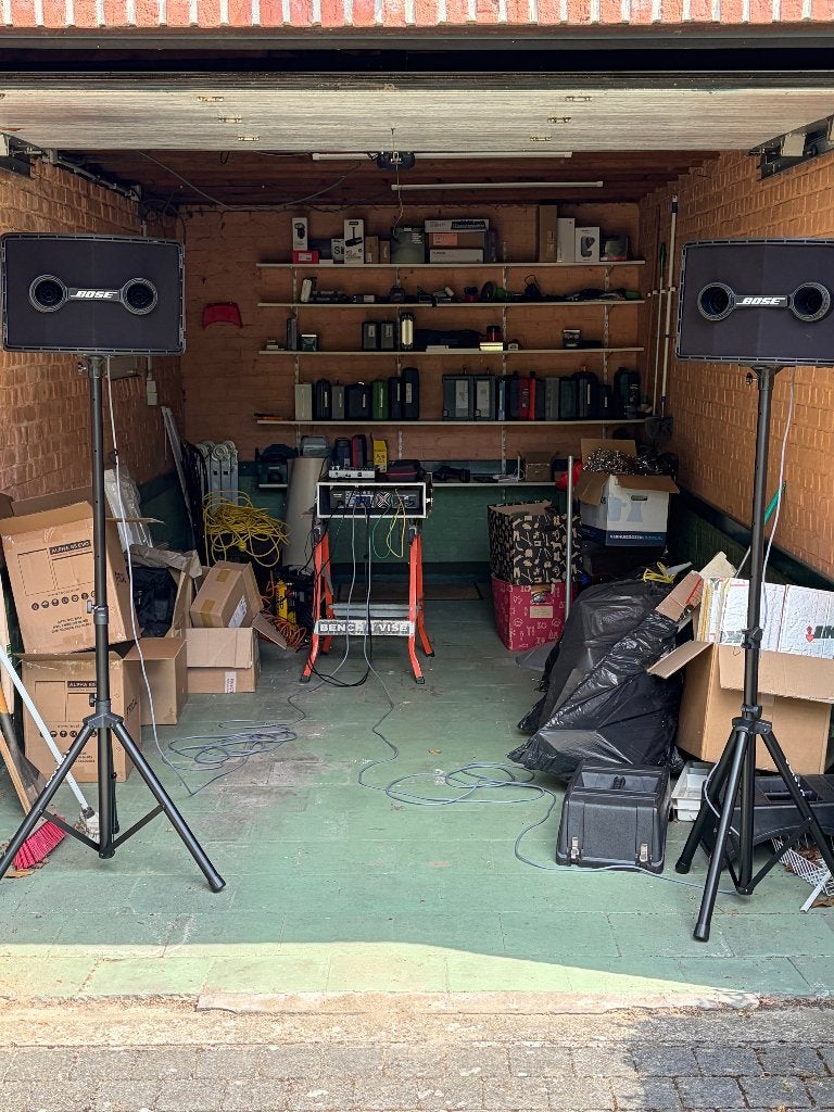 PA/DJ set Bose 802 compleet met controller en versterker, Inclusief standaarden, Gebruikt, Overige typen, Bose