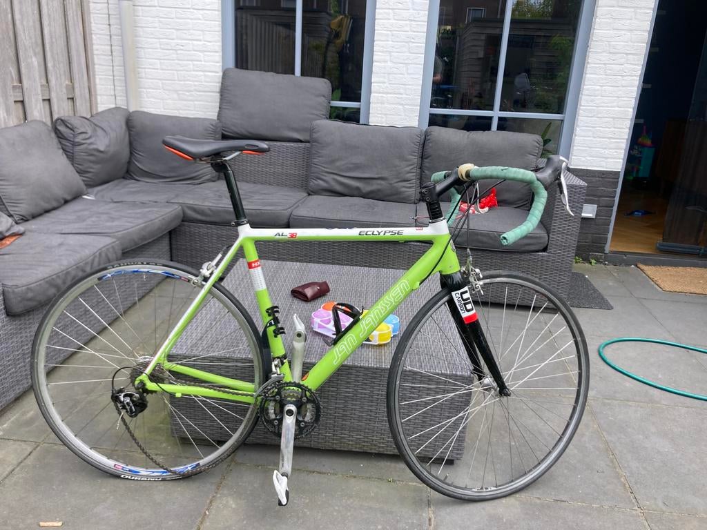 Vintage Jan Janssen wielrenfiets 20–21 inch, Gebruikt, Heren, Aluminium, Meer dan 20 versnellingen