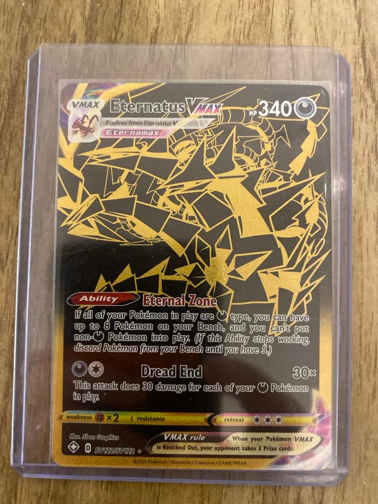 Pokémon Kaart Eternatus VMAX (SV122/SV122) Glanzend, Hobby en Vrije tijd, Verzamelkaartspellen | Pokémon, Ophalen of Verzenden
