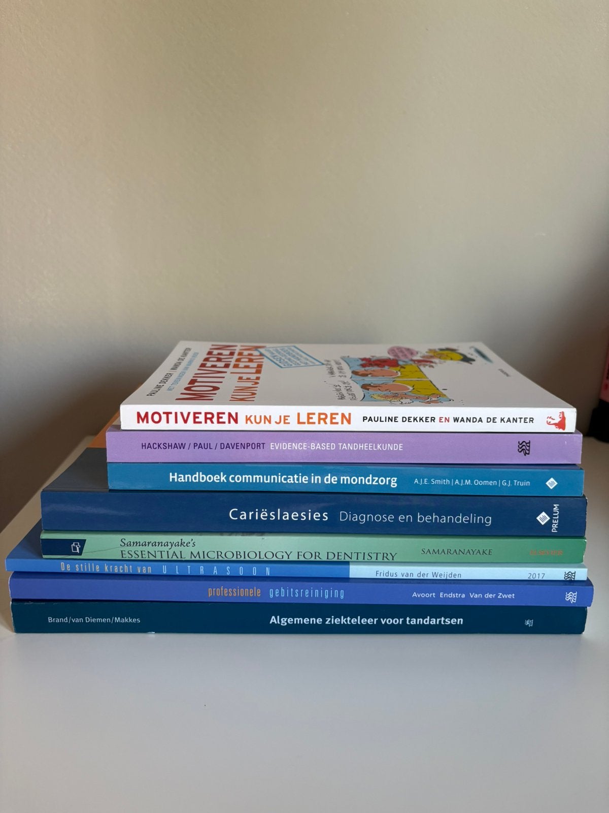 HBO mondzorgkunde inholland ACTA jaar 1 boeken, Boeken, Ophalen, Zo goed als nieuw, School, Studie en Wetenschap