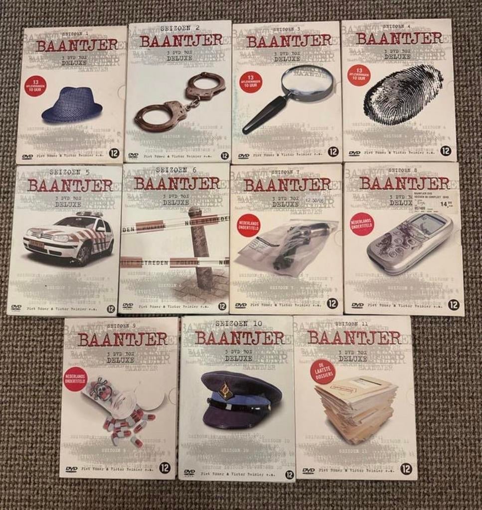 Baantjer Complete Serie DVD Boxset - Seizoen 1 t/m 11, Boxset, Drama, Ophalen of Verzenden, Zo goed als nieuw