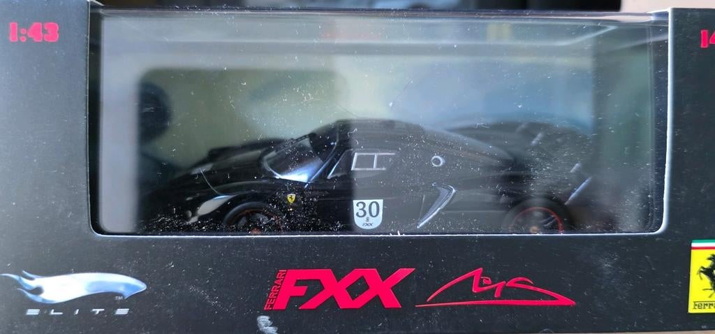 Ferrari FXX K 1:43 Modelauto Zwart, Matel, Onbekend, Nieuw, Ophalen of Verzenden
