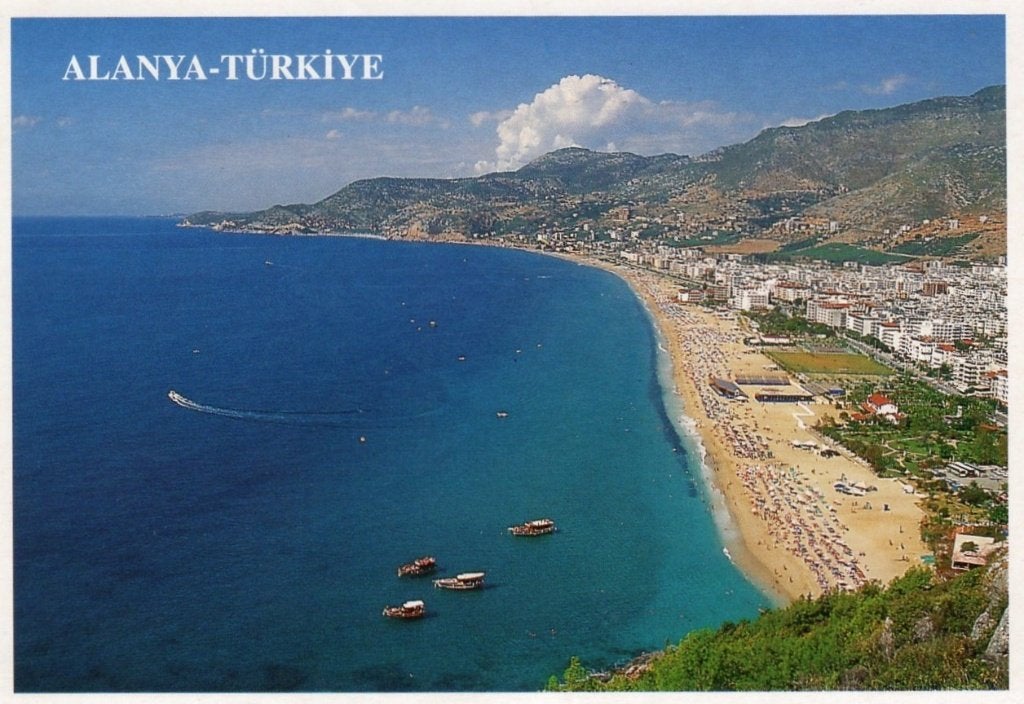 1 Ansichtkaart Alanya Turkije 2002., Ophalen of Verzenden, 1980 tot heden, Gelopen, Overig Europa