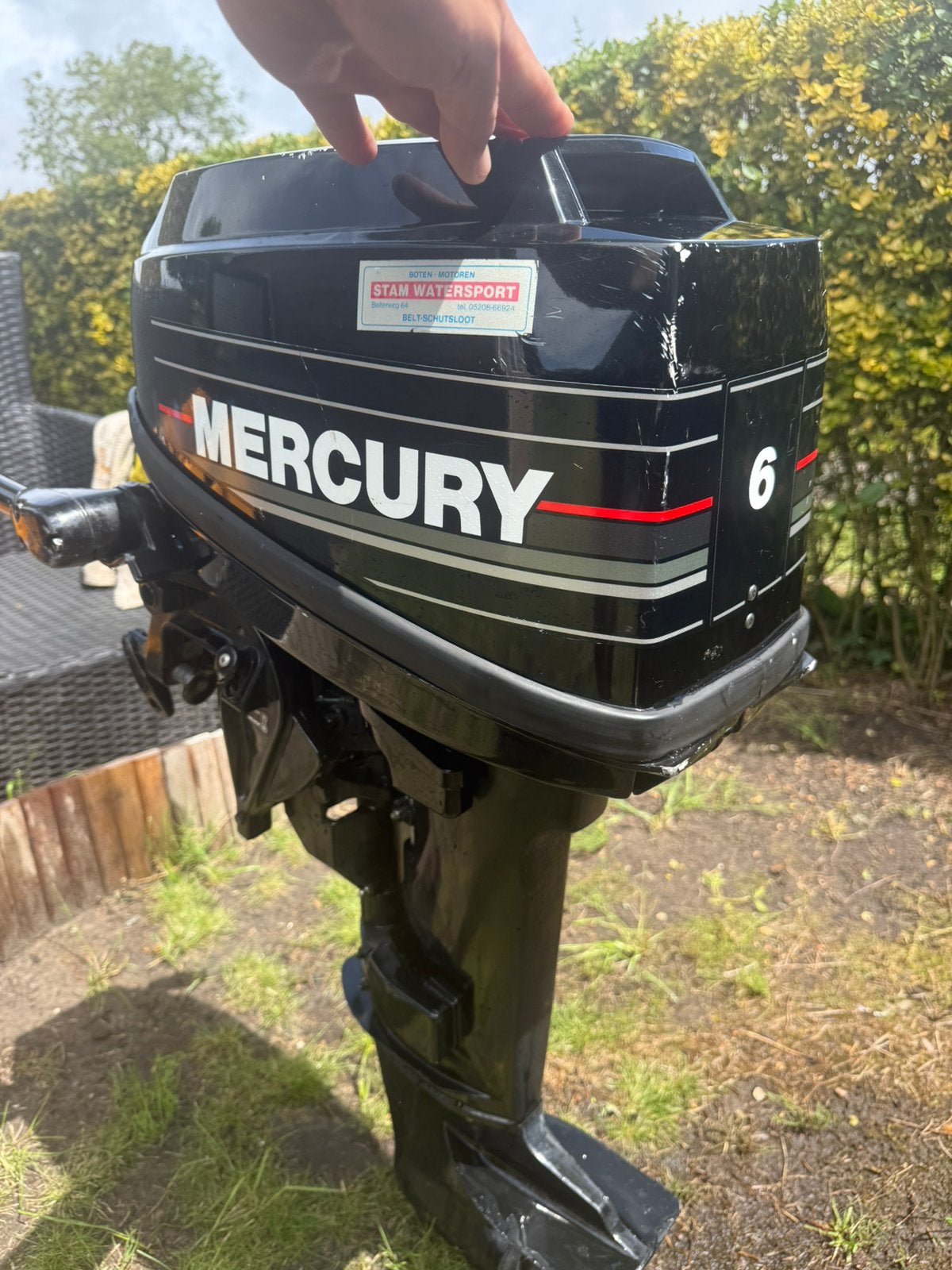 Mercury 6pk buitenboordmotor, Watersport en Boten, Ophalen, Zo goed als nieuw, Motor en Techniek, Motorboot