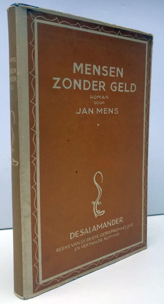 Mens, Jan - Mensen zonder geld (1950), Boeken, Literatuur, Zo goed als nieuw, Ophalen of Verzenden