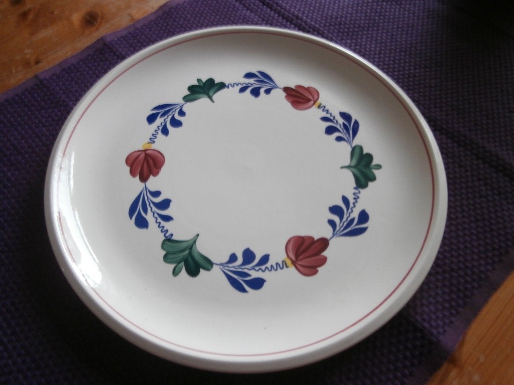 bord schaal Boerenbont merk Boch keuken servies, Overige merken, Ophalen of Verzenden, Zo goed als nieuw, Bord(en)