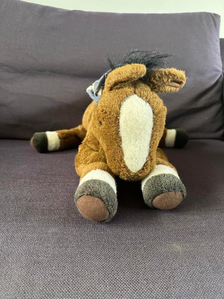 Hästens Knuffelpaard - Luxe Bruine Knuffel met Mutsje, Ophalen, Paard, Overige merken, Overige karakters