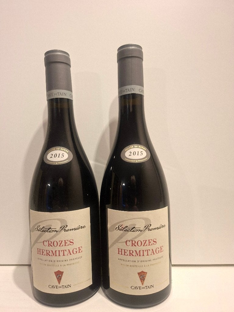 2 flessen Crozes Hermitage 2015 - Rode wijn uit Frankrijk, Verzenden, Frankrijk, Nieuw, Rode wijn