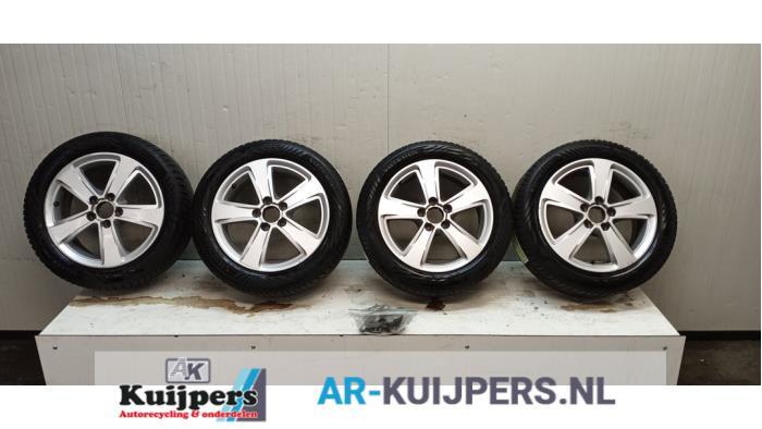 Sportvelgenset + banden van een Seat Ibiza, Auto-onderdelen, Banden en Velgen, Gebruikt, -, -, -