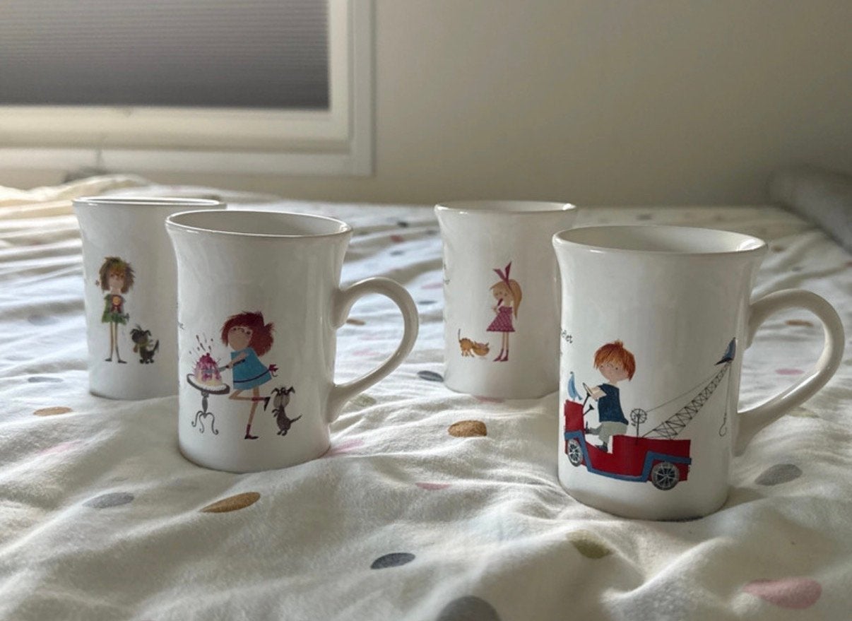 Douwe Egberts Mokken Annie M.G. Schmidt & Fiep Westendorp, Overige typen, Ophalen of Verzenden, Zo goed als nieuw, Steen/keramiek