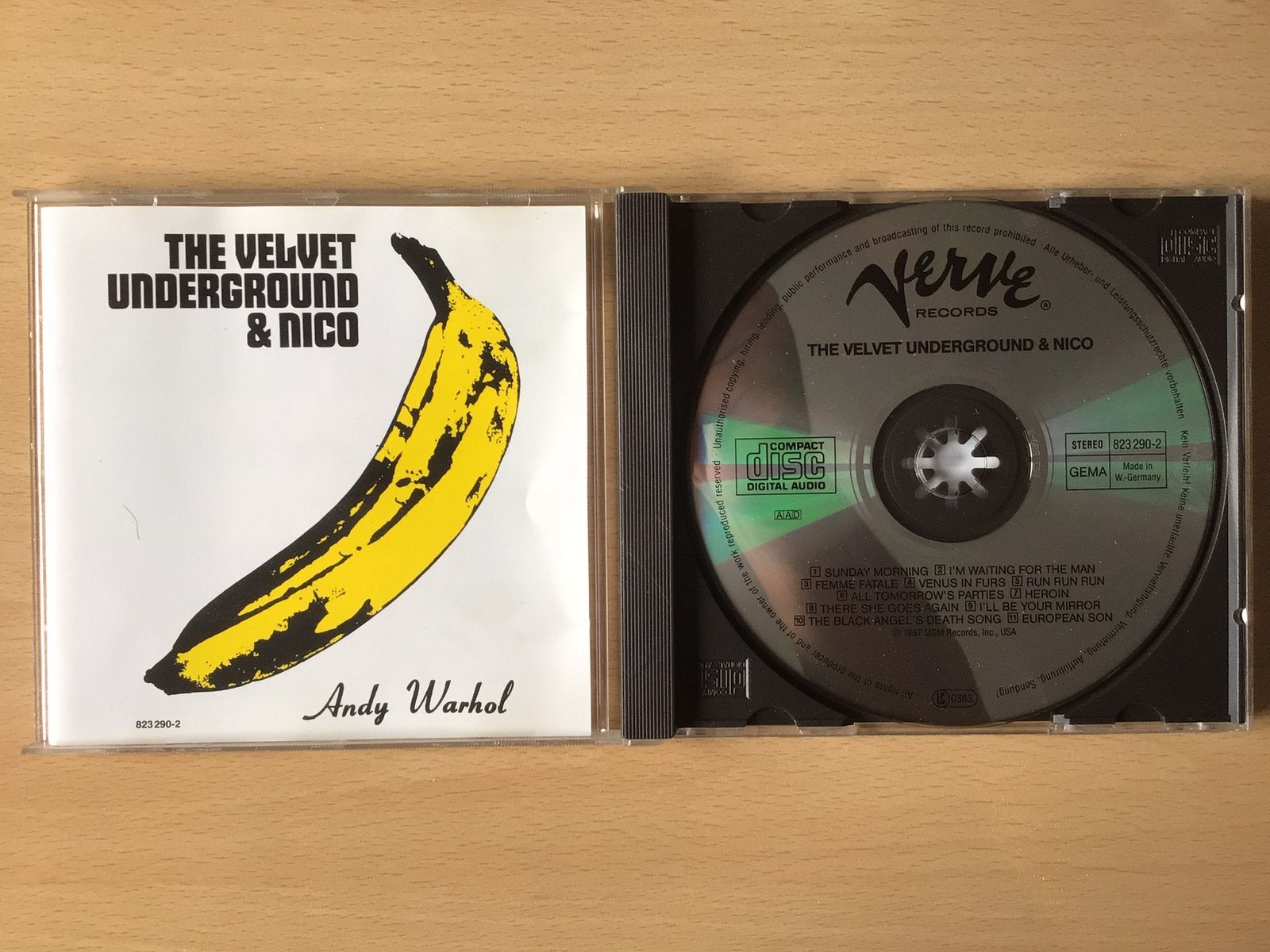 Velvet Underground + Nico-Andy Warhol bananenhoes., Ophalen of Verzenden, Zo goed als nieuw