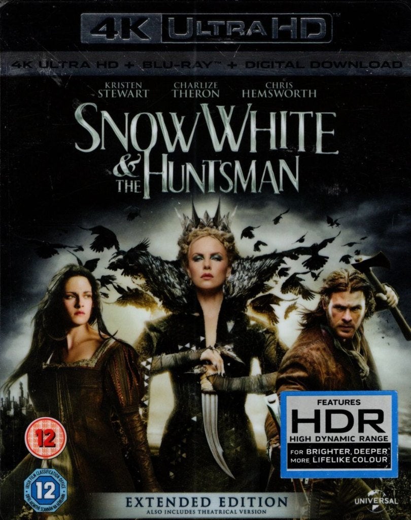 Snow White & The Huntsman - 4K + Bluray - NL ondertiteling, Engels, Verzenden, Nederlands, Hogehilweg 6 , 1101CC Amsterdam, Nederland