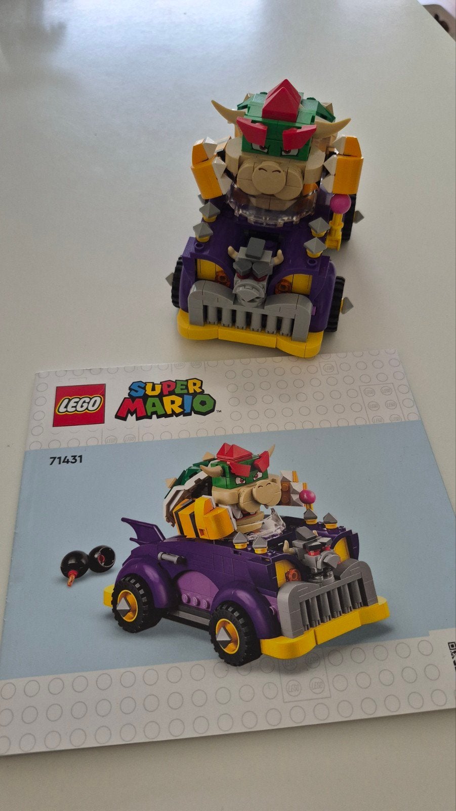 LEGO Super Mario 71431 Bowser's Muscle Car, Overige thema's, Lego, Ophalen of Verzenden, Zo goed als nieuw