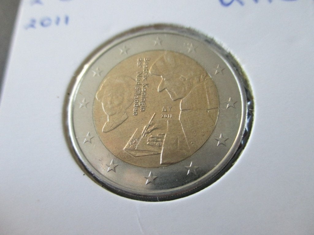 2 euro Erasmus 2011 unc, Ophalen of Verzenden, Koningin Beatrix, Euro's, Losse munt