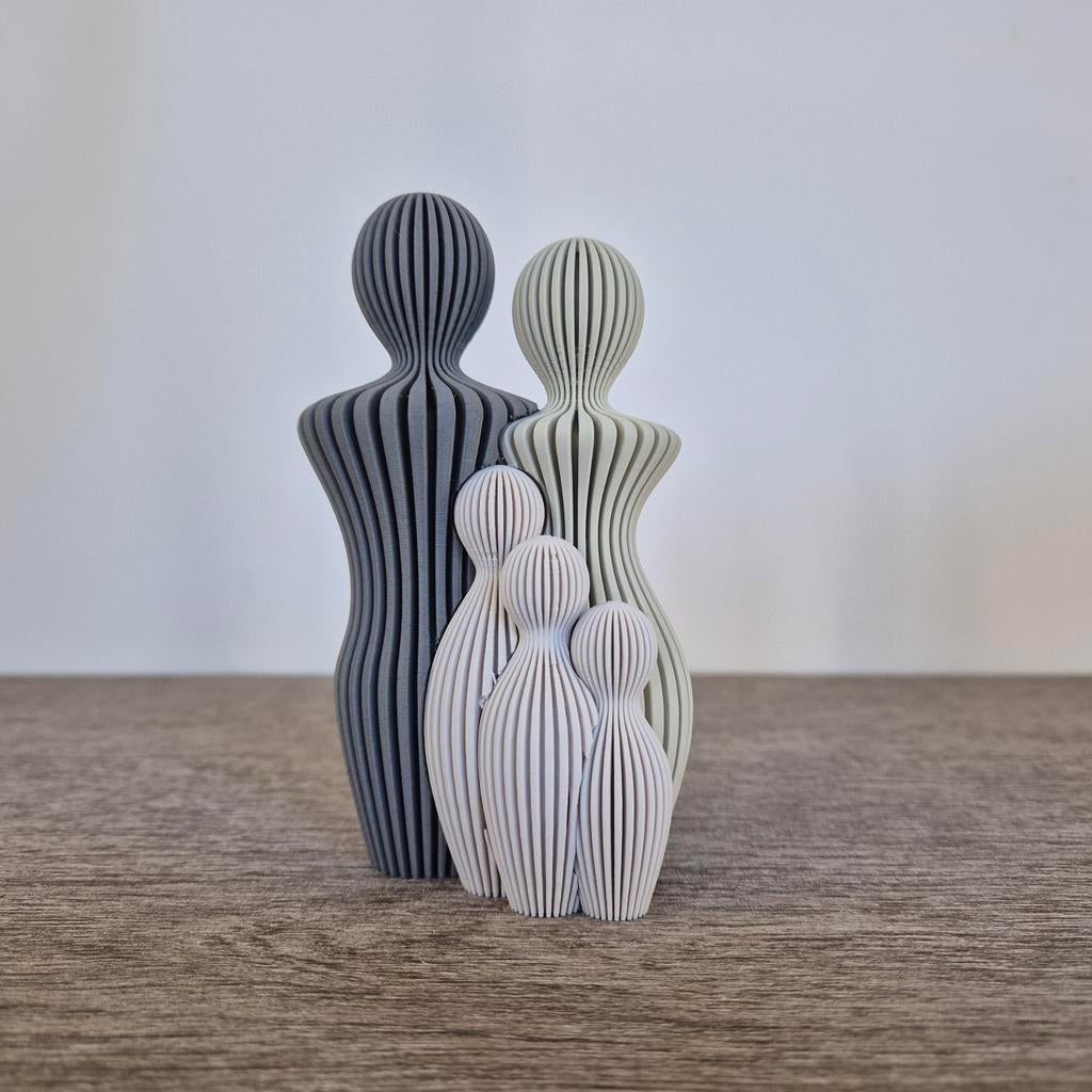 Familie beeldje - symboliseert je gezin (1-5 kinderen), Ophalen of Verzenden, Nieuw, Mens