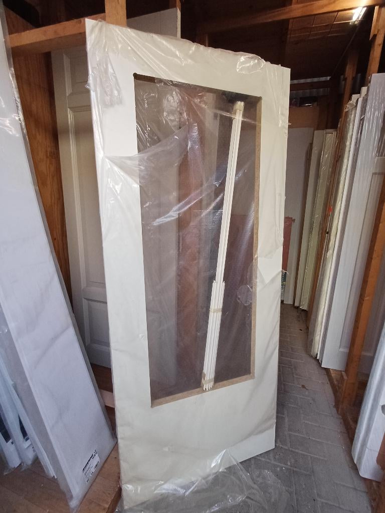Binnendeur boardopdek 83x201,5 cm rechts grootglas opening., Ophalen, 80 tot 100 cm, Binnendeur, Nieuw