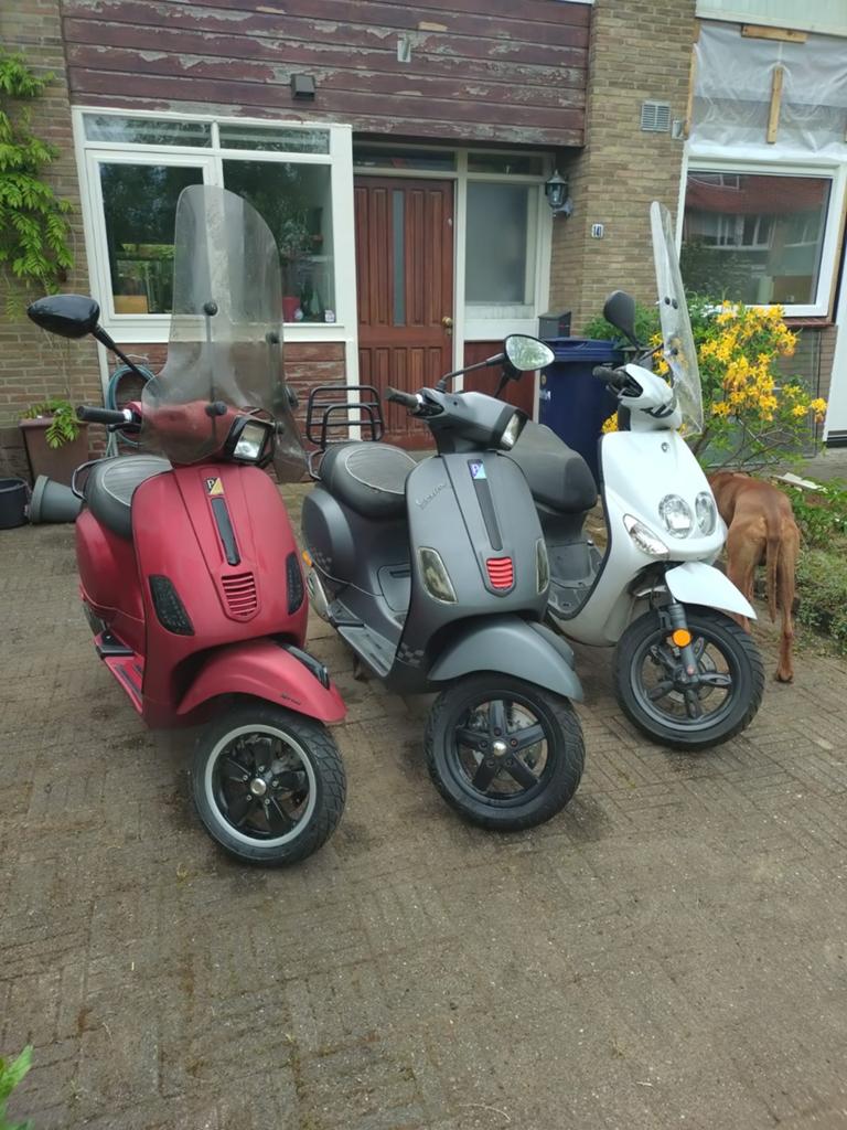 opknappers snor/brom, Fietsen en Brommers, Snorfietsen en Snorscooters, Ophalen, Gebruikt, Benzine, Vespa