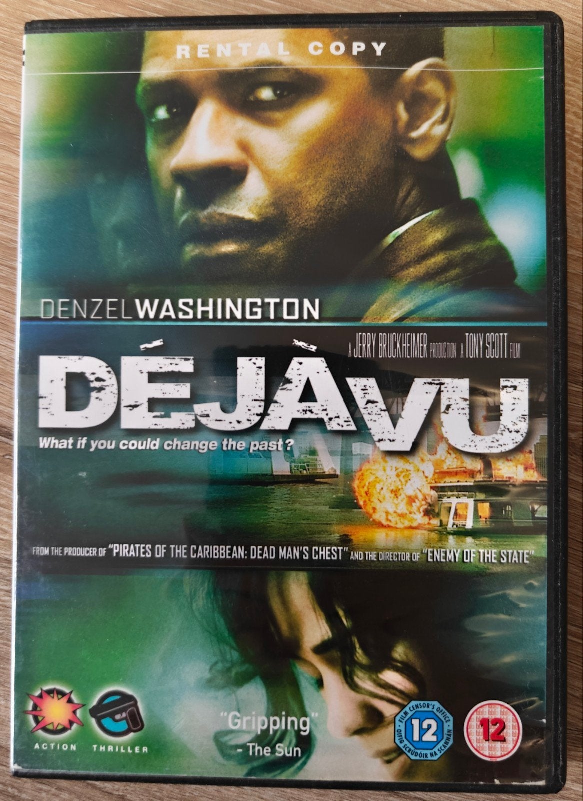 DVD - Deja Vu - Denzel Washington, Vanaf 16 jaar, Ophalen of Verzenden, Zo goed als nieuw, Actiethriller