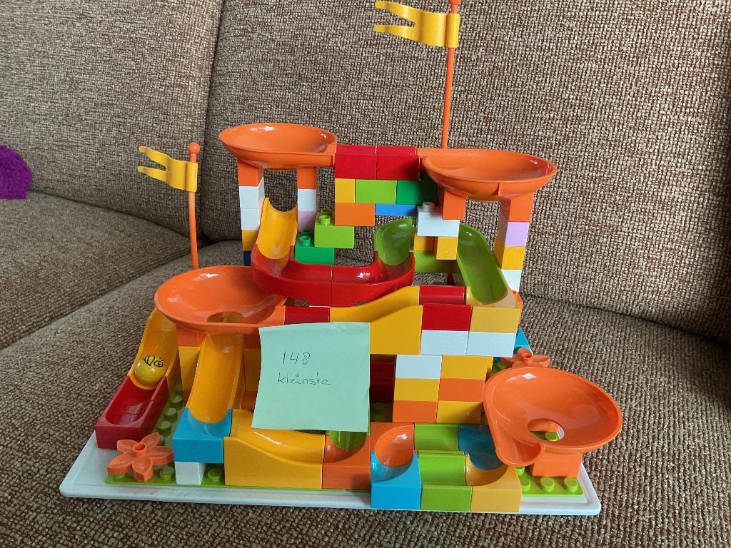 Knikkerbaan, Ophalen, Zo goed als nieuw, Compleet, Duplo