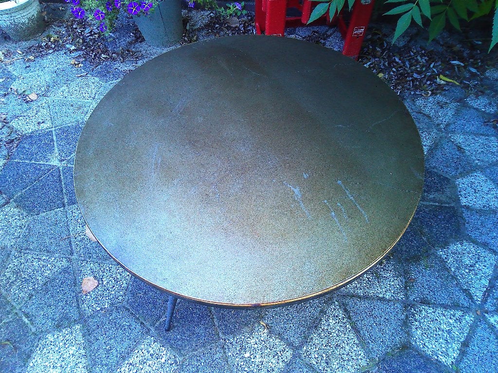 tafeltje, Huis en Inrichting, Minder dan 55 cm, Gebruikt, Rond, Ophalen