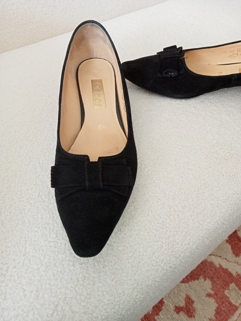 Zwarte Gabor pumps lage hak mr 6.5, Pumps, Zwart, Gabor, Ophalen of Verzenden