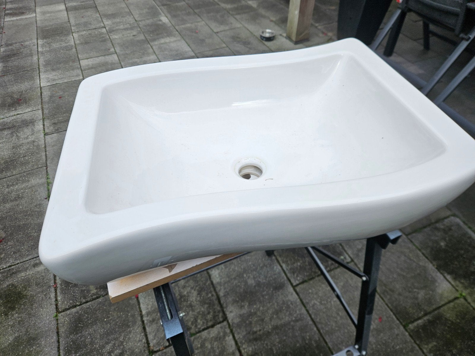 Villeroy & Boch Wave Wastafel, Ophalen, 50 tot 100 cm, Minder dan 100 cm, Wasbak of Wastafel