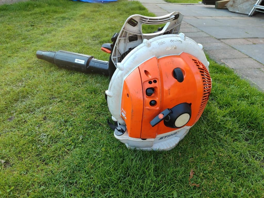 Stihl BR500 Ruggedragen Bladblazer - 2019 Model, Tuin en Terras, Bladblazers, Gebruikt, Ruggedragen, Benzine, Ophalen of Verzenden