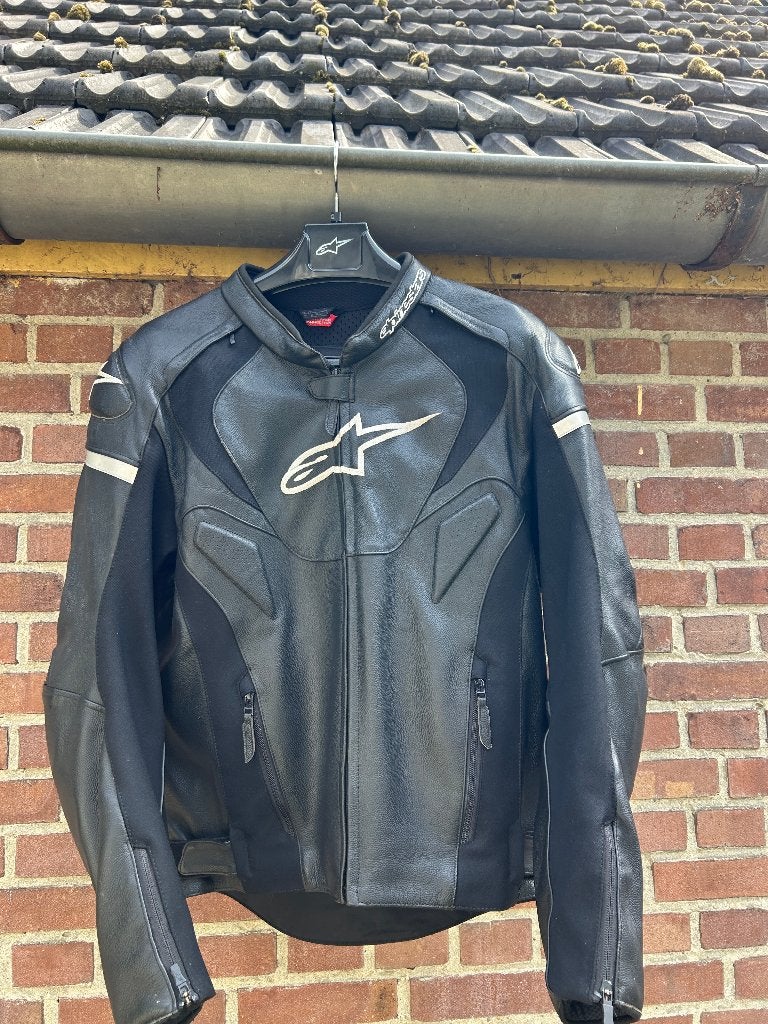 Alpinestars Leren Motorjas Jaws V3 leer maat 58 (evt. combi), Motoren, Ophalen, Heren, Jas | leer, Alpinestars