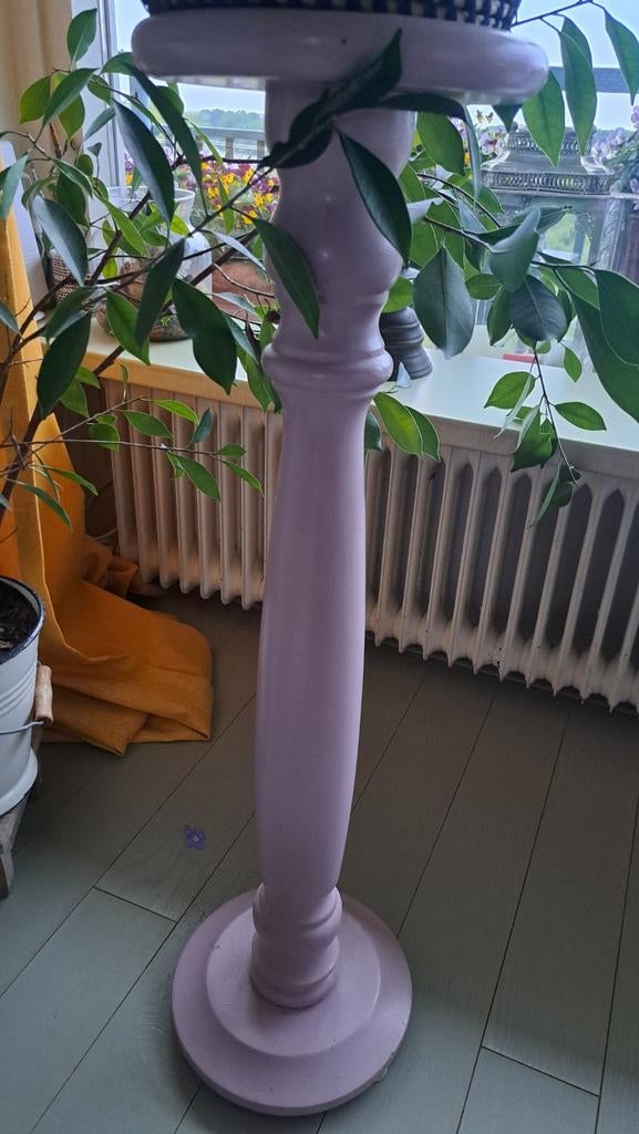Roze plantenstandaard / zuil, Ophalen, Gebruikt