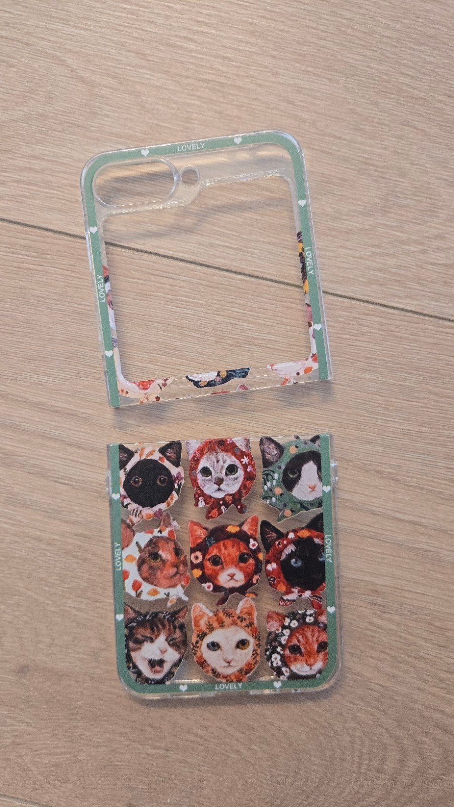 Nieuw Samsung Galaxy Z Flip 6 Telefoonhoesje met Kattenprint