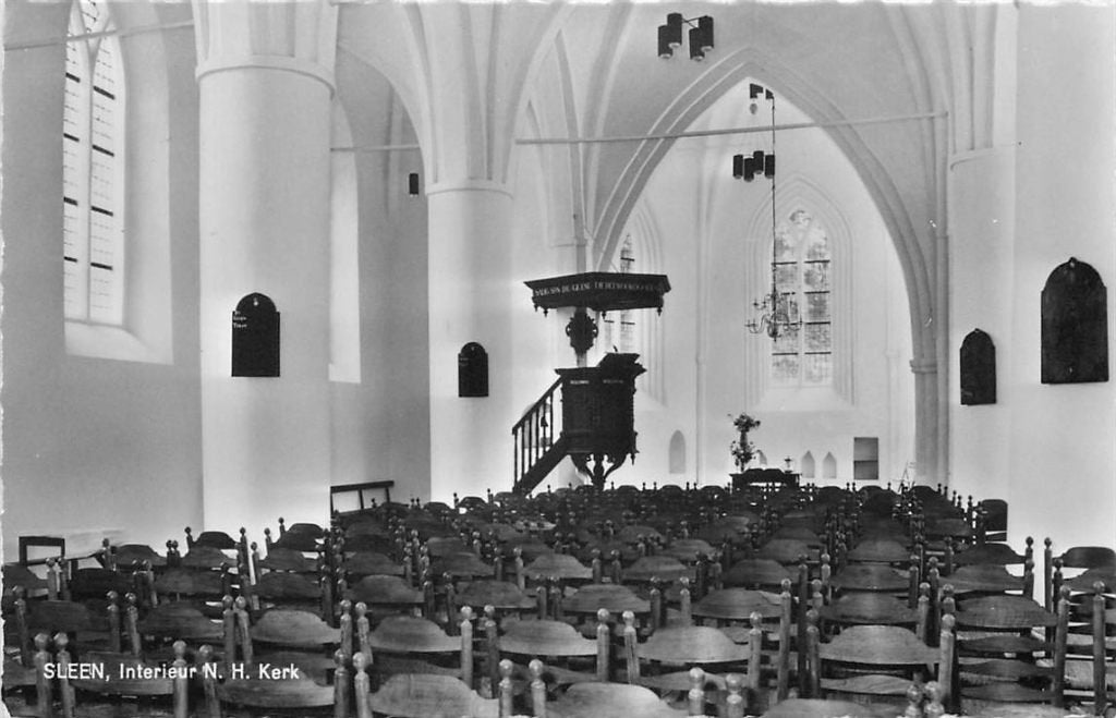 702-077-047 Sleen Ned Herv Kerk, Verzenden, Voor 1920, Drenthe
