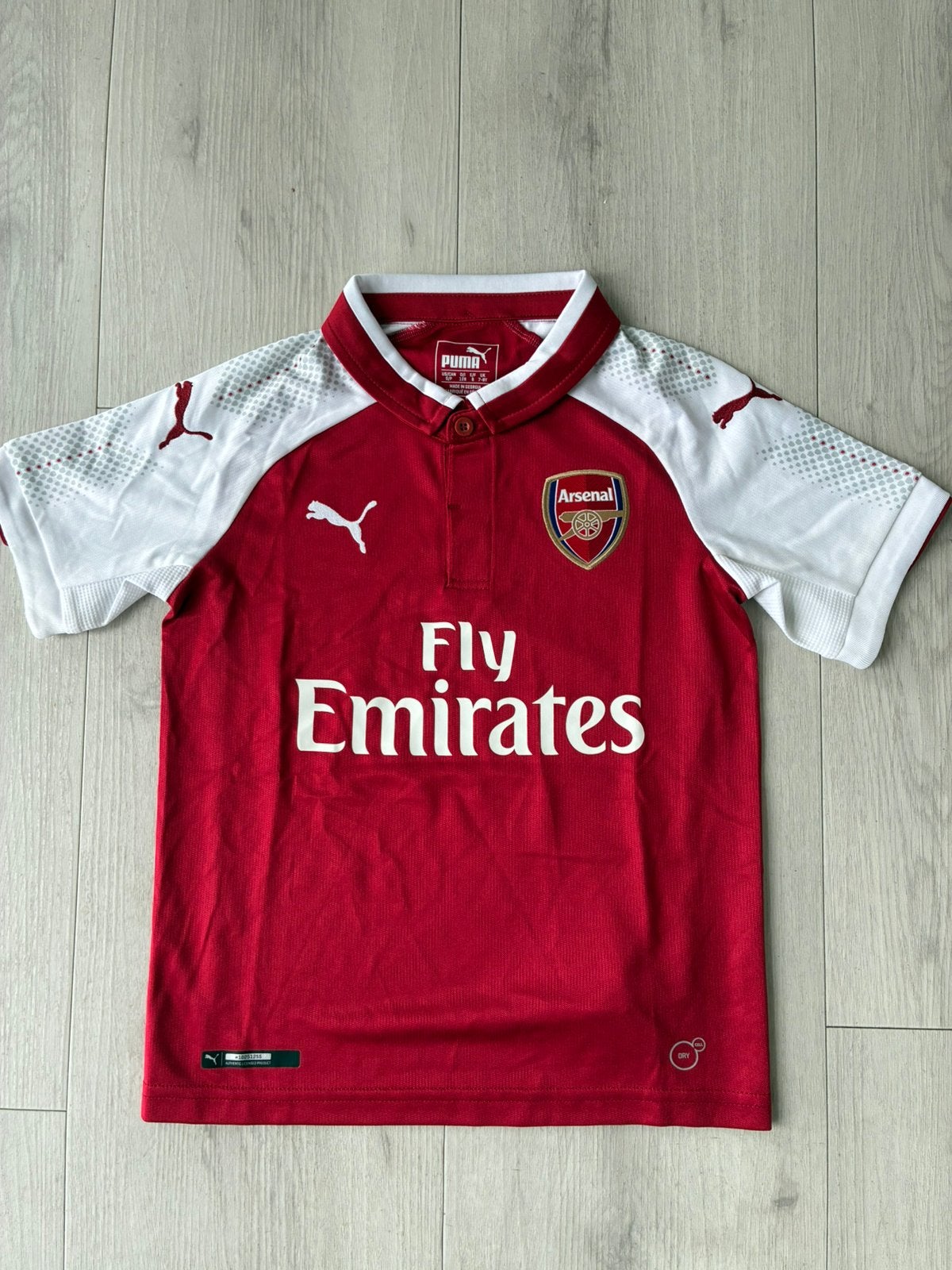 Origineel Arsenal shirt maat 128, Kinderen en Baby's, Kinderkleding | Maat 128, Ophalen of Verzenden, Zo goed als nieuw, Jongen of Meisje