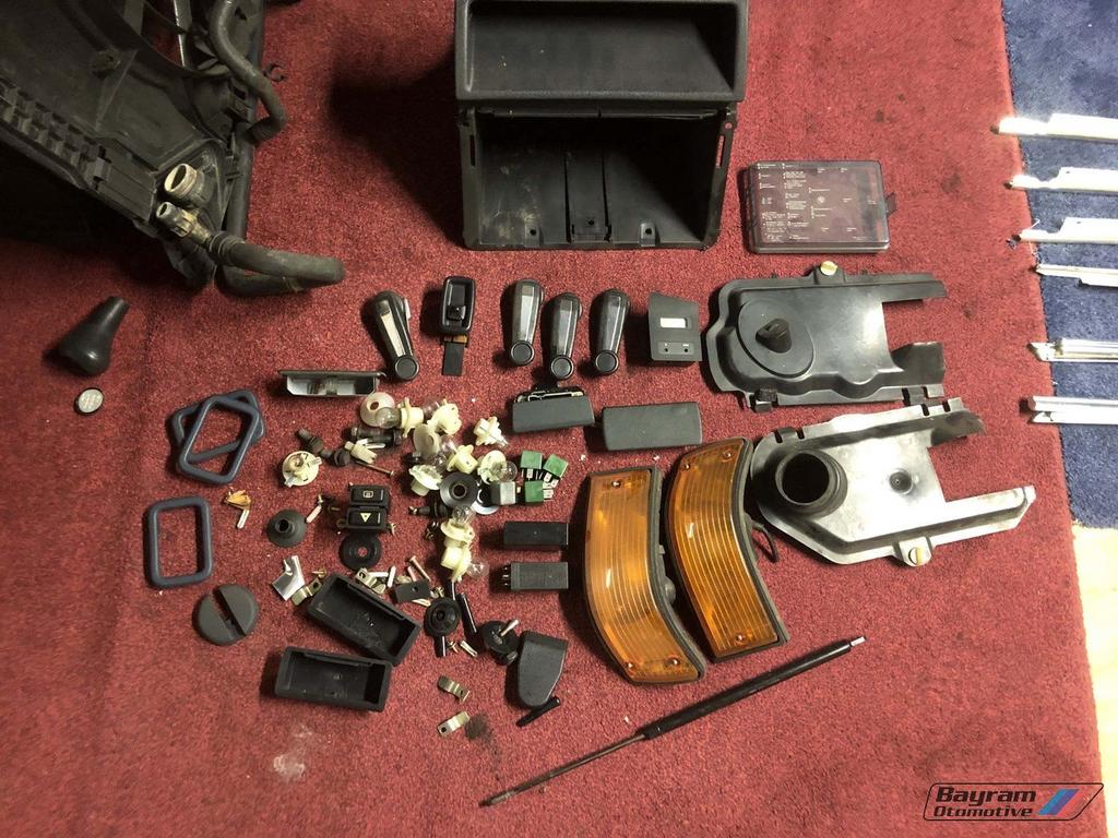 Bmw E28 diverse onderdelen interieur dashboard 5-serie knop, Gebruikt, -, -, Ophalen of Verzenden
