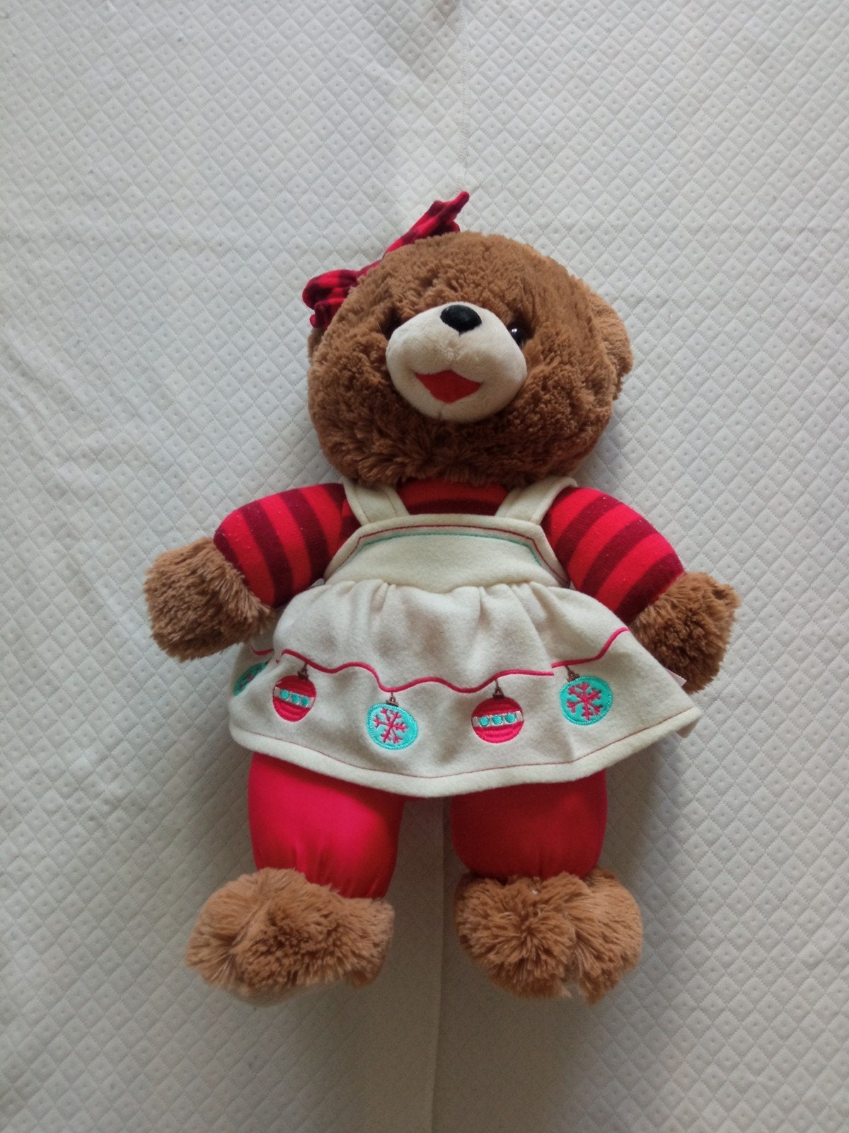Dan Dee Snowflake Teddy Beer Knuffel - 2017, Gebruikt, Overige merken, Beer, Middelgroot (20 tot 80 cm)