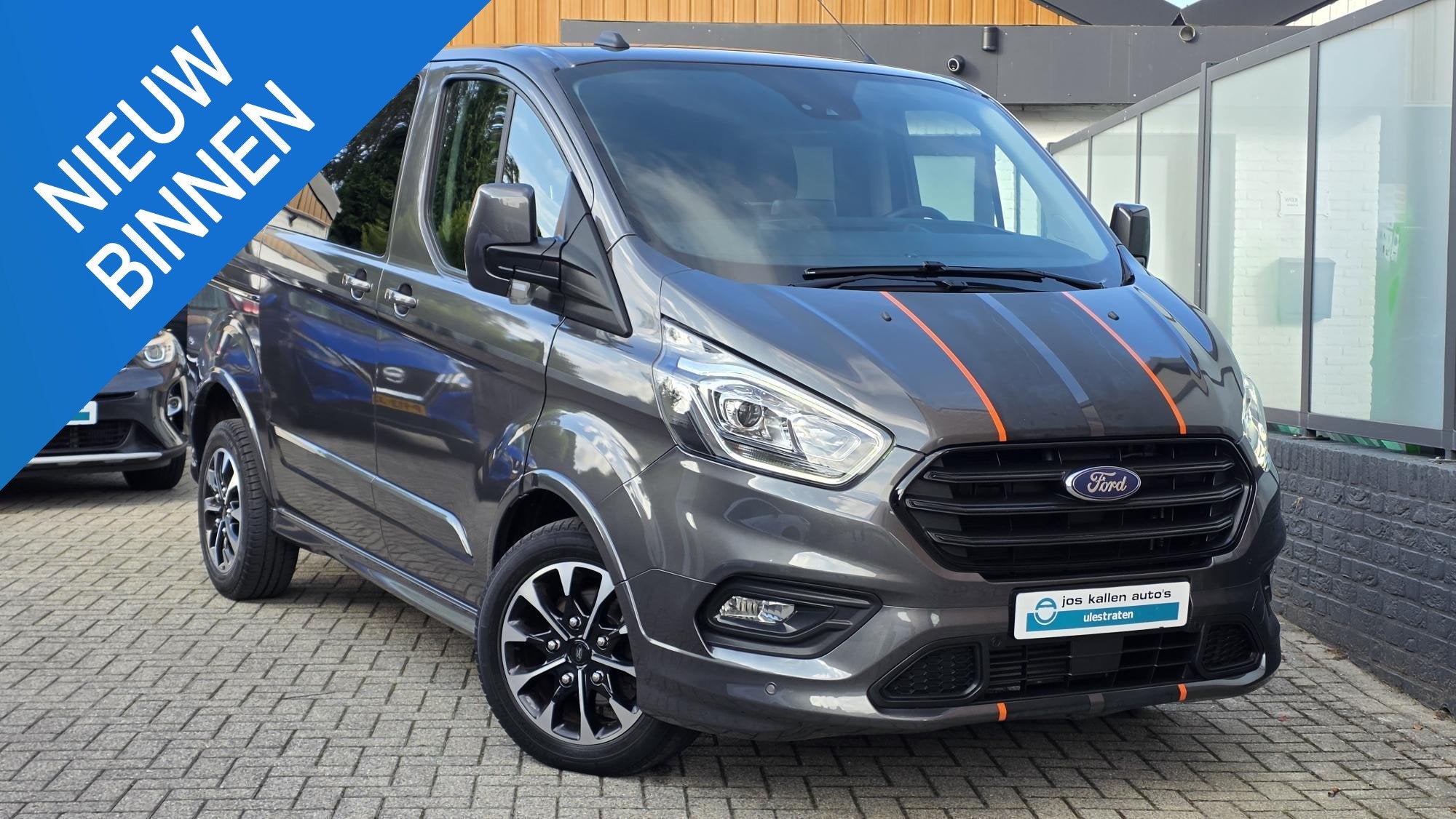 Ford Transit Custom 320 2.0 TDCI L1H1 Sport DC 185pk Automaa, 15 km/l, Euro 6, 4 cilinders, Leder en Stof